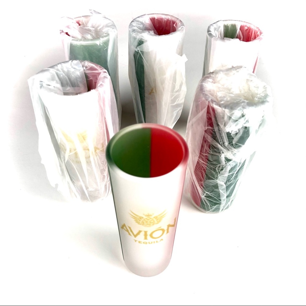 COPY - Set of 6 long shot glasses avión tequila